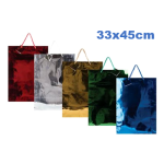 Jumbo Metallic Gift Bag 33x45cm - assorted